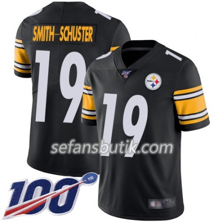 Pittsburgh Steelers Tröjor JuJu Smith-Schuster 19 Nike Svart I 100th - Herr Pittsburgh Steelers Tröjor JuJu Smith-Schuster 19 Nike Svart I 100th - Herr